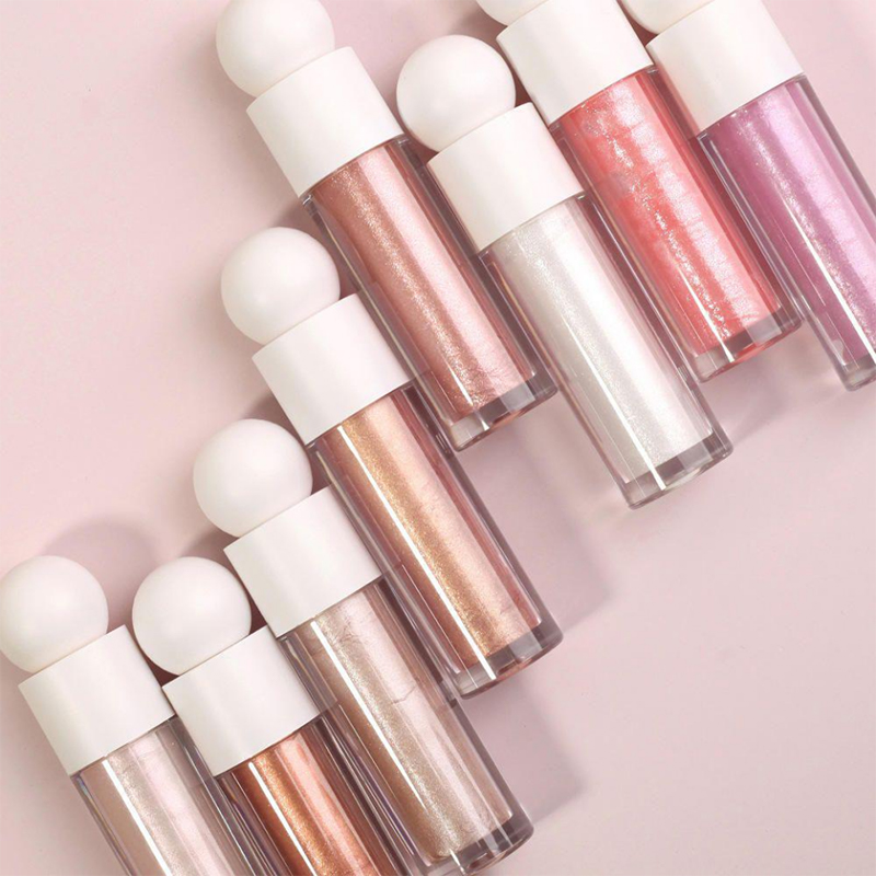 لوگوی رنگی هایلایت ضدآب بدن و چهره با برند خصوصی Fairy Shimmer Liquid Highlight رنگی DIY