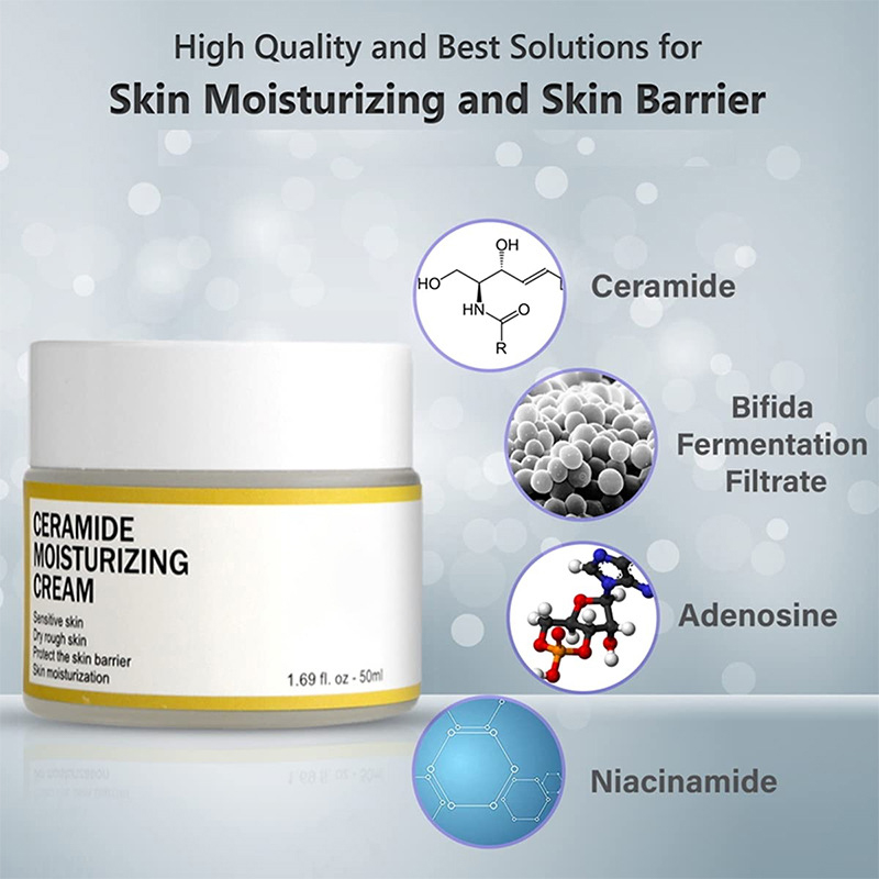 کرم سرامید مرطوب کننده و آبرسان باعث بهبود وضعیت پوست و جلوگیری از خشکی و ترک خوردگی پوست می شود 50 گرم