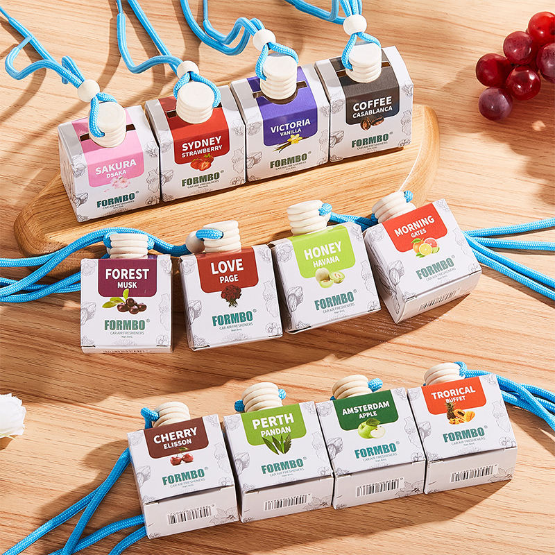 عطر اتومبیل Blossom & Berry - خوشبو کننده هوا آویزان با لوازم جانبی رایحه اتومبیل لوکس گل طبیعی و میوه ای 8 میلی لیتری