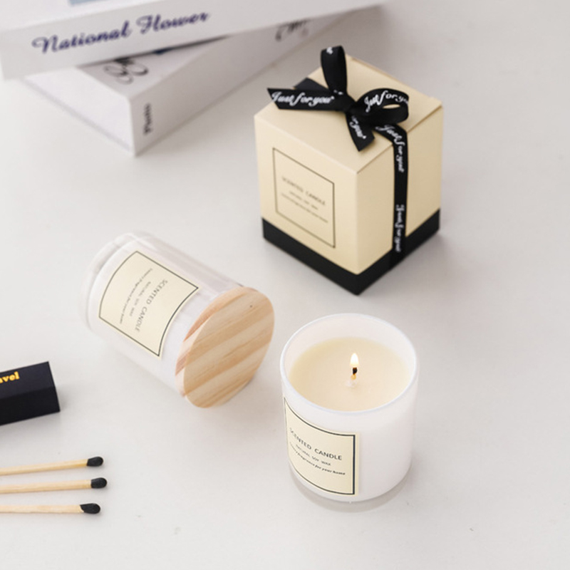 ست هدیه 150 گرمی شمع تولد شمع گرد عاشقانه موم سویا معطر دست ساز دست ساز شمع های معطر وگان